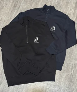 ÁO NỈ A|X ARMANI EXCHANGE 1/4 ZIP – PHONG CÁCH TỐI GIẢN, CHUẨN SANG TRỌNG